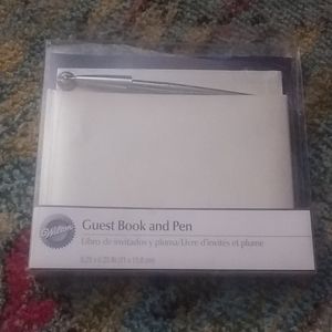 Guest Book w/Pen